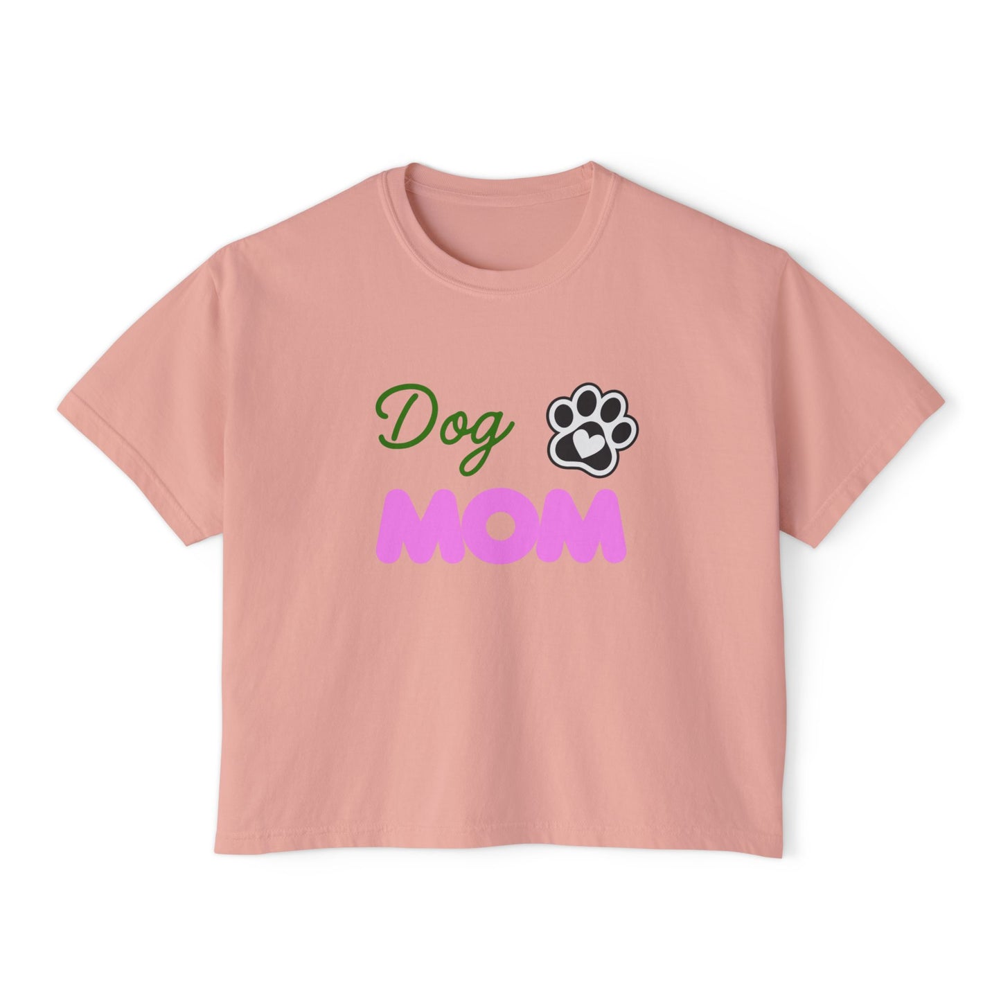 Cute Dog Mom Boxy Tee - Perfect Gift for Pet Lovers
