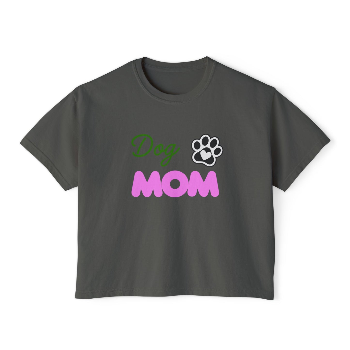 Cute Dog Mom Boxy Tee - Perfect Gift for Pet Lovers