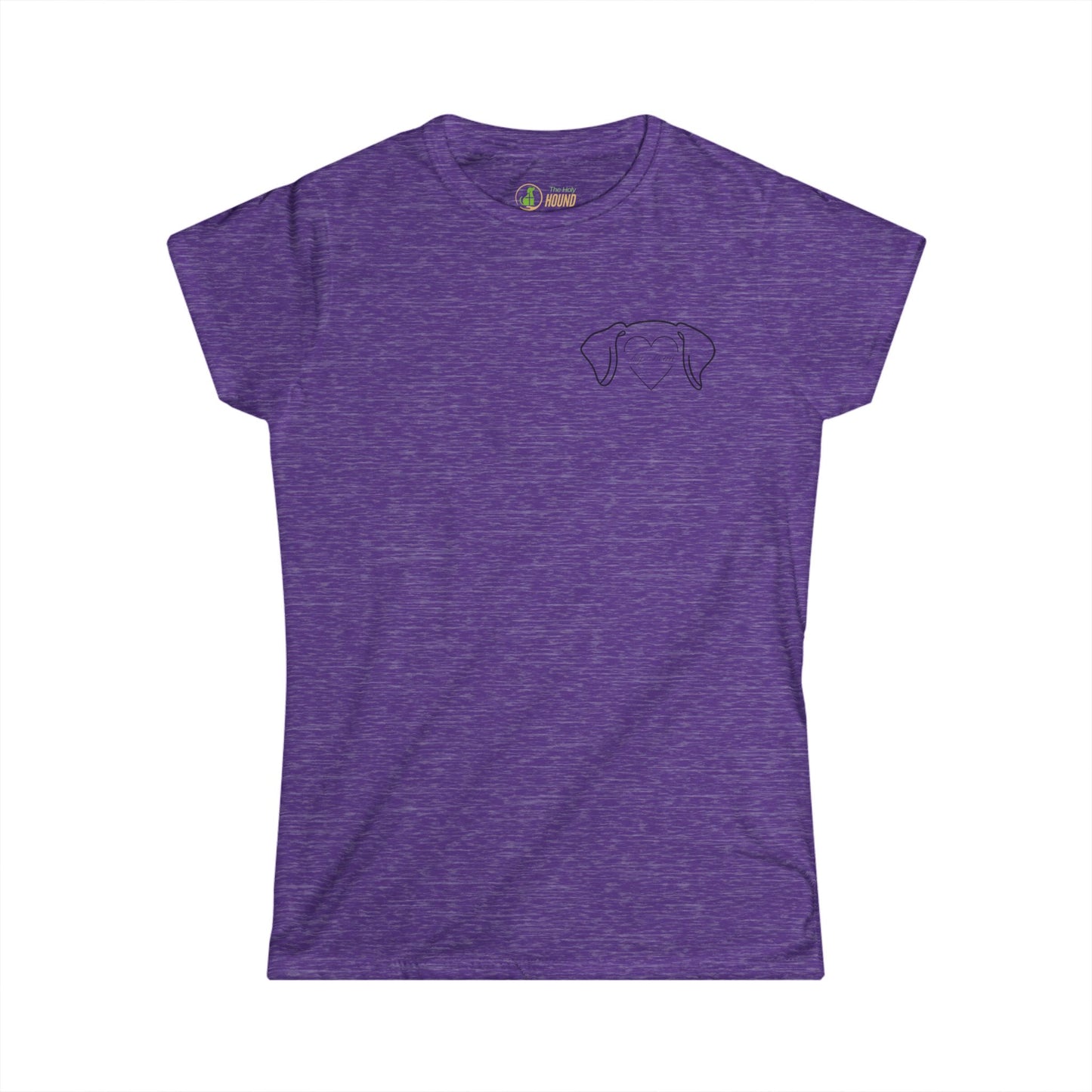 Dog Lover's Heart Women's Softstyle Tee