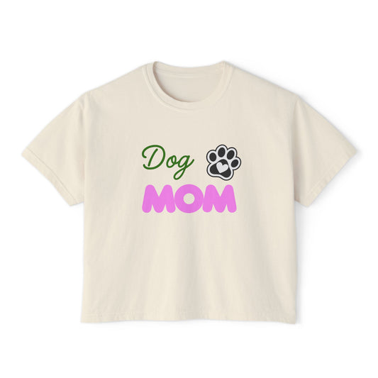 Cute Dog Mom Boxy Tee - Perfect Gift for Pet Lovers