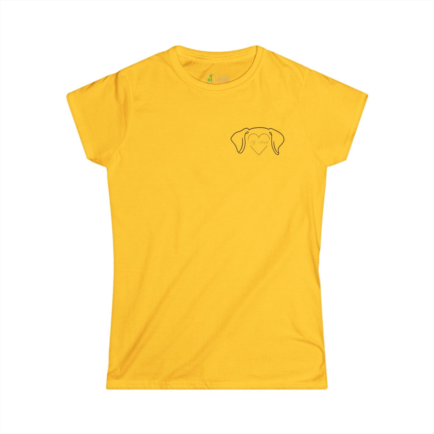 Dog Lover's Heart Women's Softstyle Tee