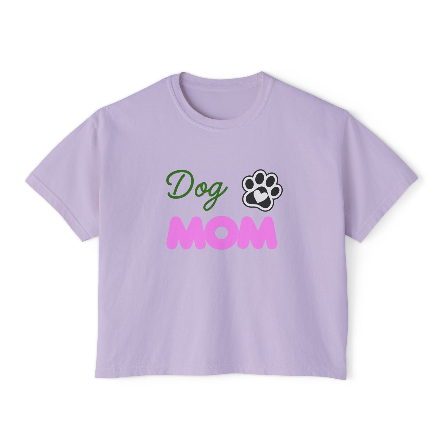 Cute Dog Mom Boxy Tee - Perfect Gift for Pet Lovers