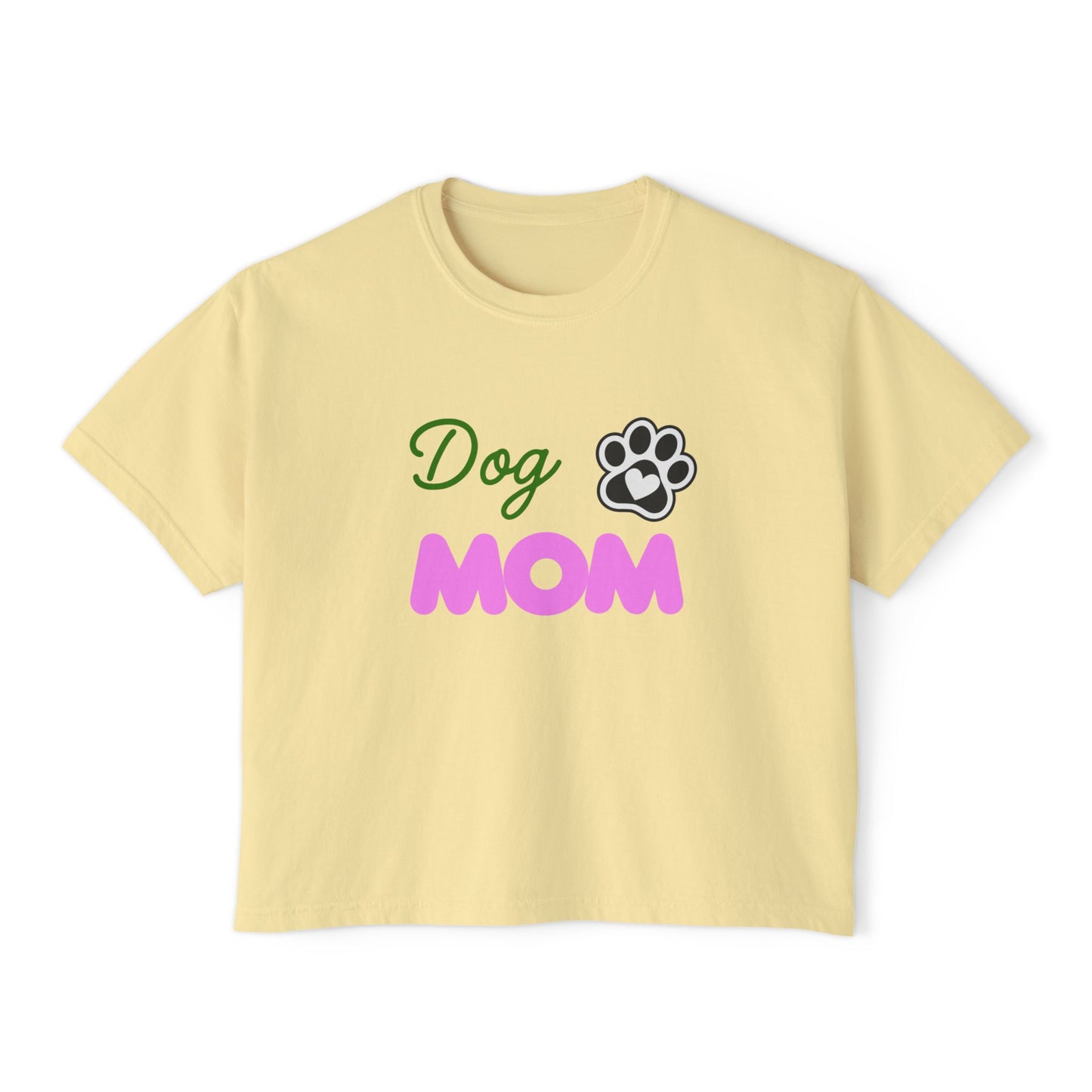 Cute Dog Mom Boxy Tee - Perfect Gift for Pet Lovers