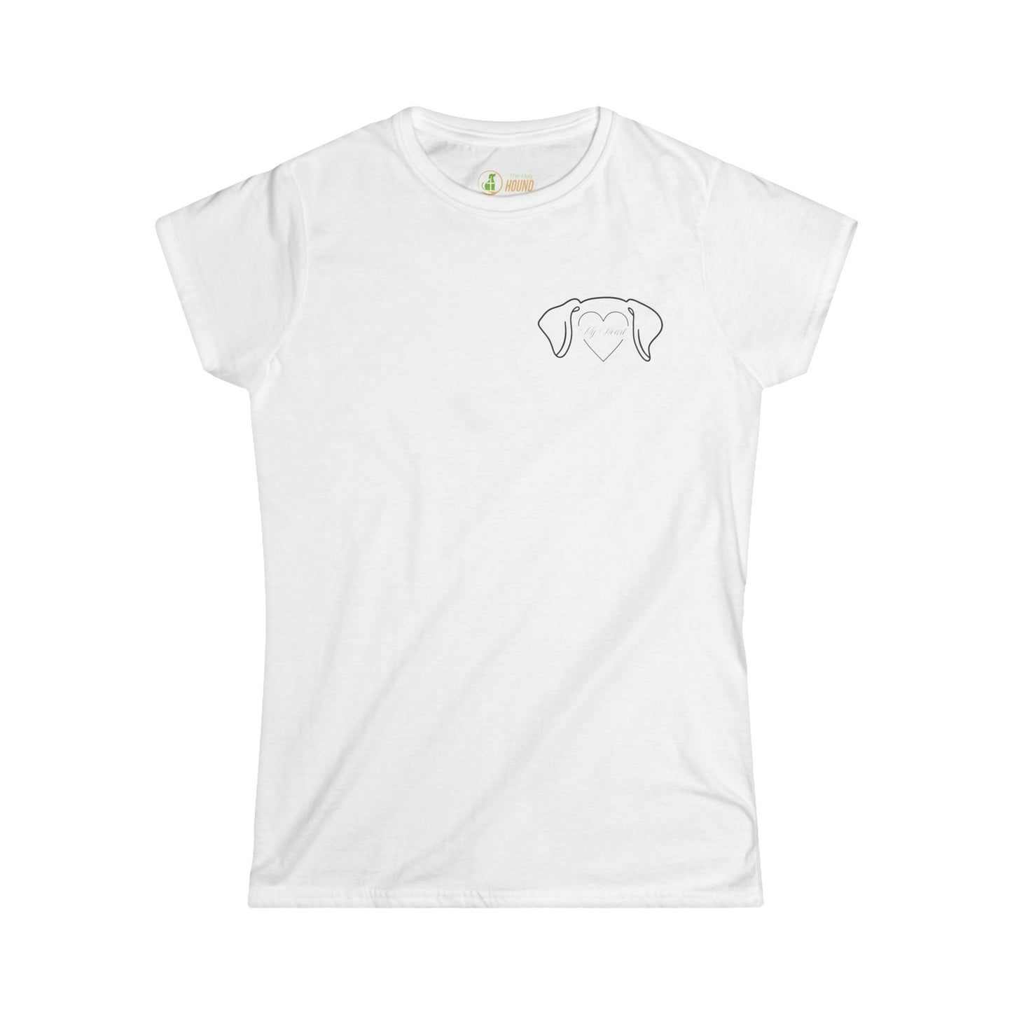 Dog Lover's Heart Women's Softstyle Tee