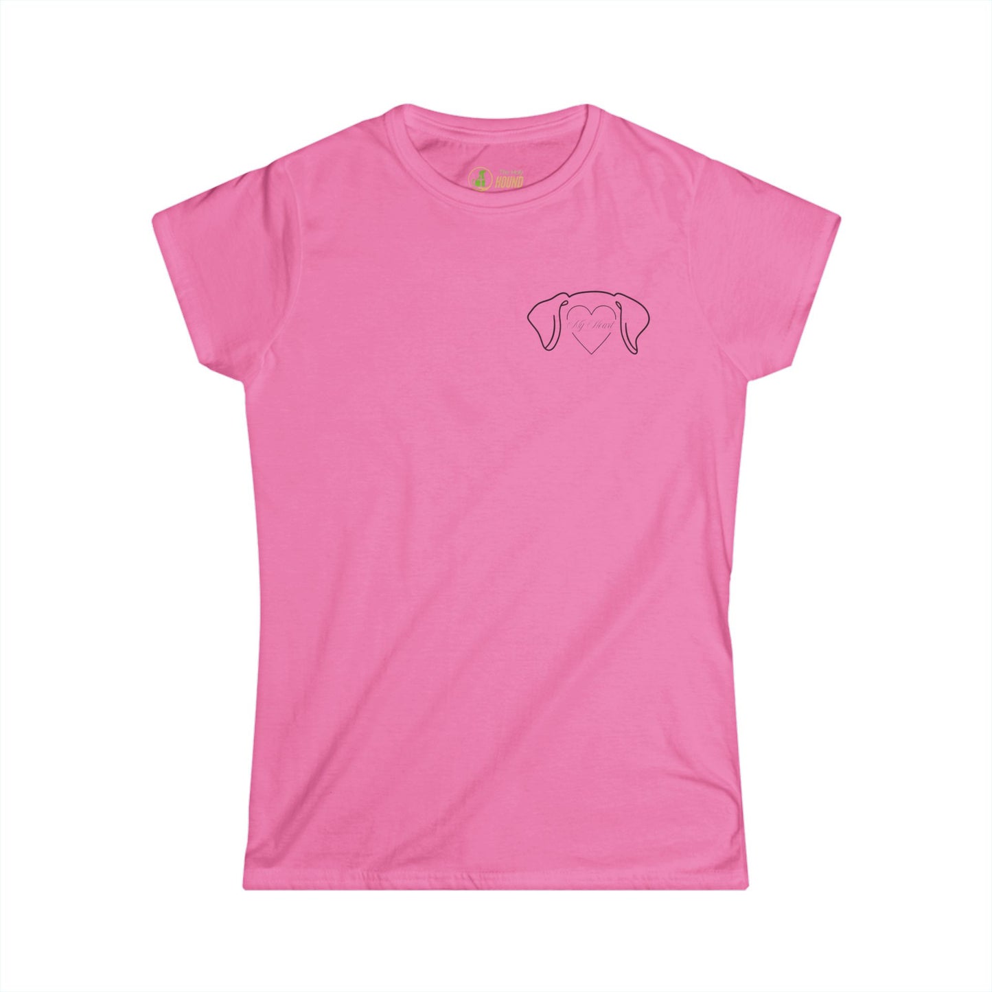Dog Lover's Heart Women's Softstyle Tee