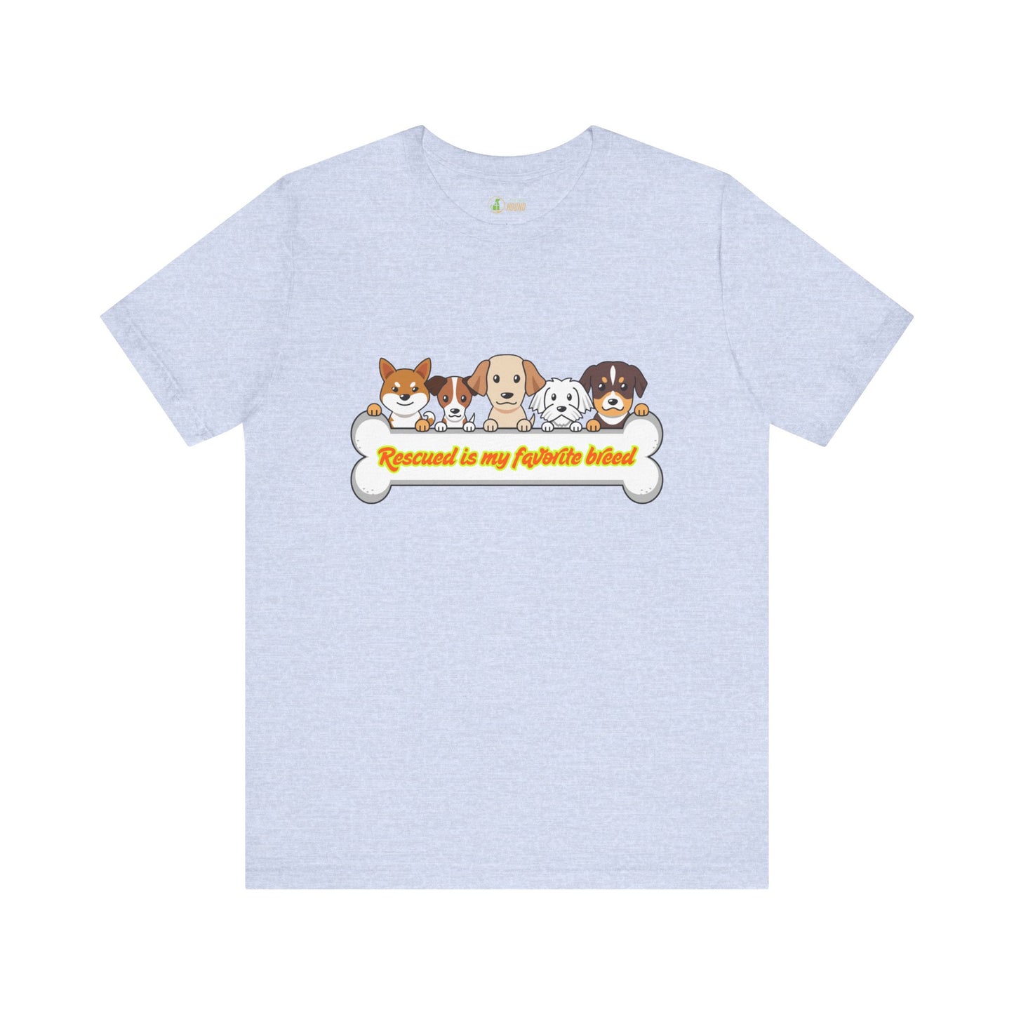 Rescue Dogs Unisex Short Sleeve Tee - Perfect for Dog Lovers